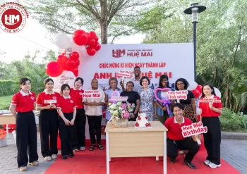 CHÚC MỪNG KỶ NIỆM NGÀY THÀNH LẬP ANH NGỮ HUỆ MAI